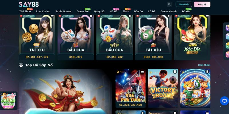 Đa dạng trò chơi cho bạn lựa chọn